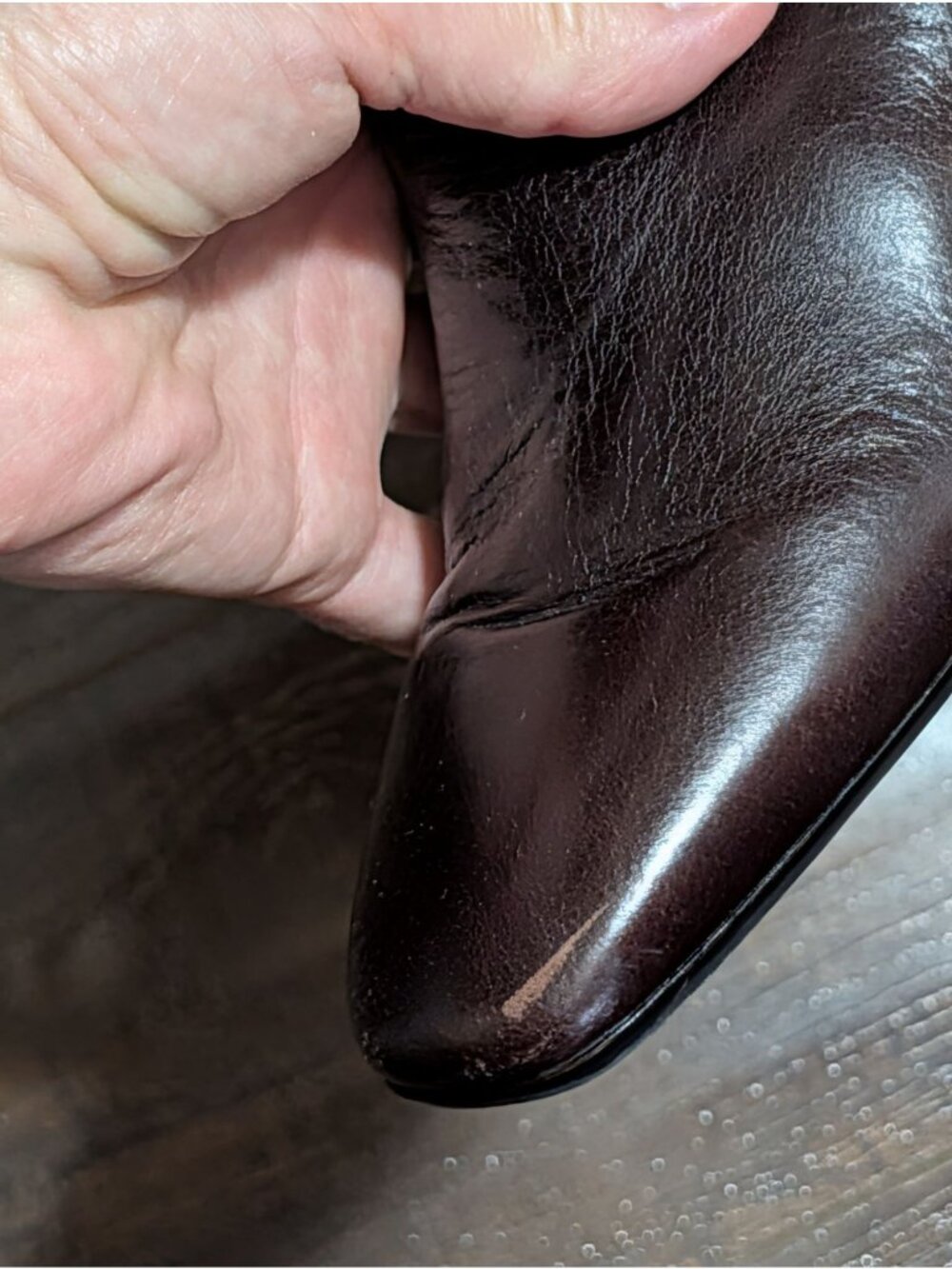 NEW Veronica Beard Cera Boots Chocolate Brown Leather Old Money Retro Womens 8.5 - Picture 8 of 10
